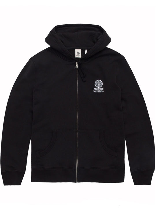 Franklin Marshall Black Hooded Sweatshirt