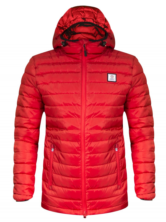 Franklin Marshall Red Down Filled Jacket