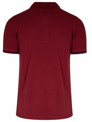 Luke New Mead Deep Red Polo Shirt