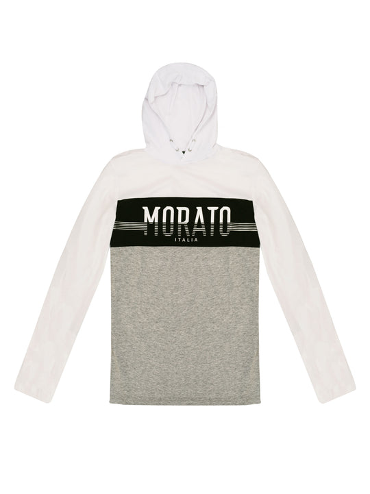Antony Morato Junior White Hooded L/S T-Shirt