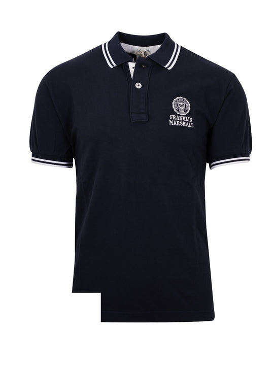 Franklin Marshall Mens Navy Polo Shirt