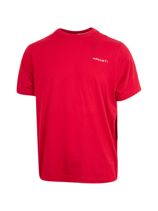 Hackett Red Small Logo Crew Neck T-Shirt