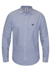 Franklin Marshall Mens Blue Oxford Shirt