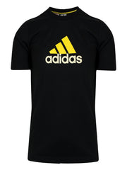 Adidas Kids Climalite Cotton Black Logo T-Shirt