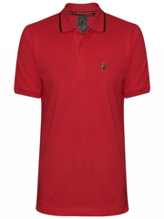 Luke Meads Red Polo Shirt