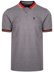 Luke Percyville Silver Polo Shirt