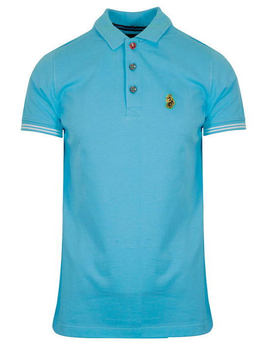 Luke Blue Mead Polo Shirt