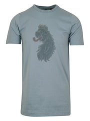 Luke Blue SP Lion Printed T-Shirt