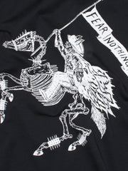 Alexander McQueen Mens Black Battle of Doom Long Sleeve T-Shirt