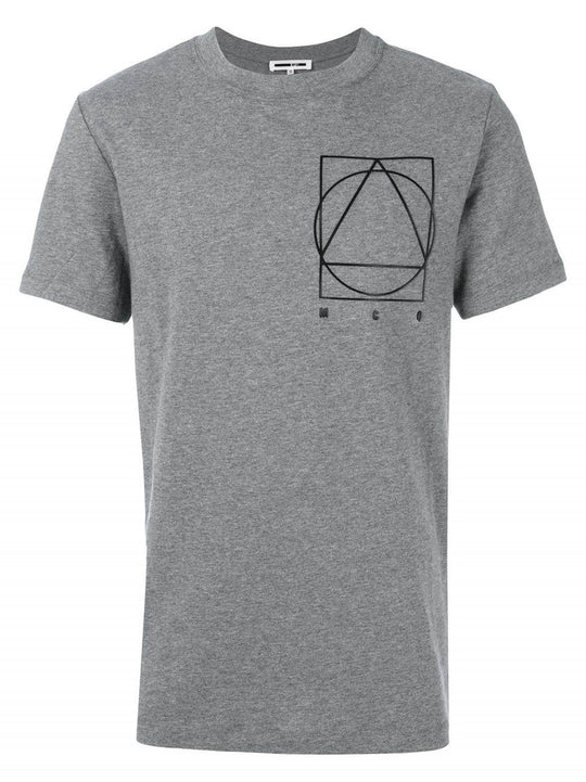 Alexander McQueen Mens Grey MCQ T-Shirt
