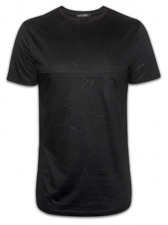 Antony Morato Mens Black Marble T-Shirt