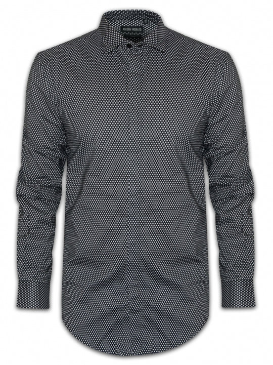 Antony Morato Mens Black Dot Shirt
