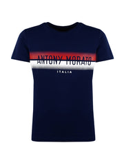 Antony Morato Junior Navy Italia  Crew Neck T-Shirt 