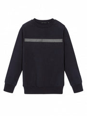 Antony Morato Junior Navy & Grey Embossed Sweatshirt