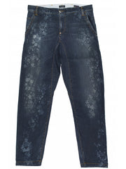 Armani Jeans Mens Denim Y31 Low Crotch Blue Cropped Jeans 
