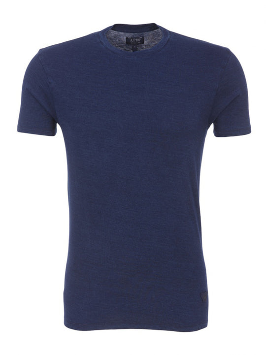 Mens Armani Navy Dye T-Shirt