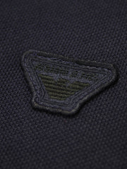 Mens Armani Navy Emblem Logo Sweatshirt