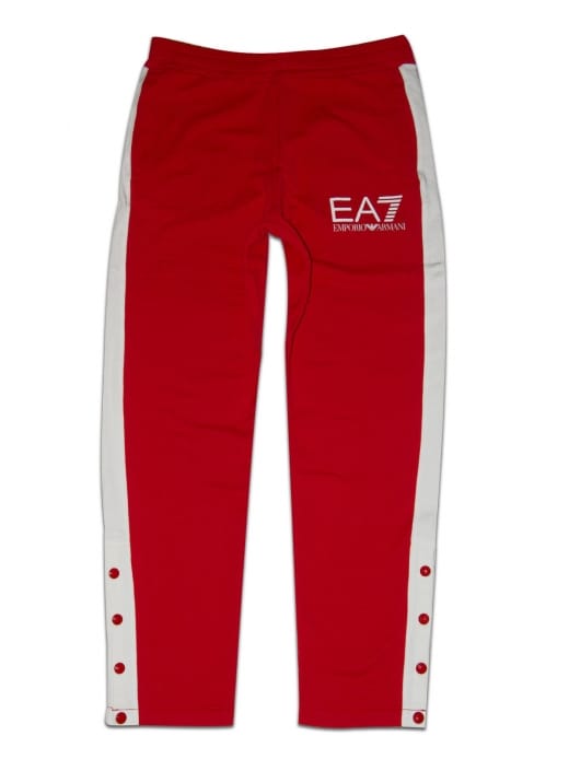 EA7 Red & White Trim Joggers