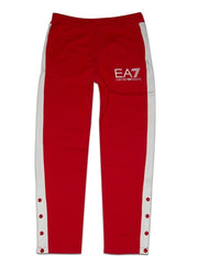 EA7 Red & White Trim Joggers