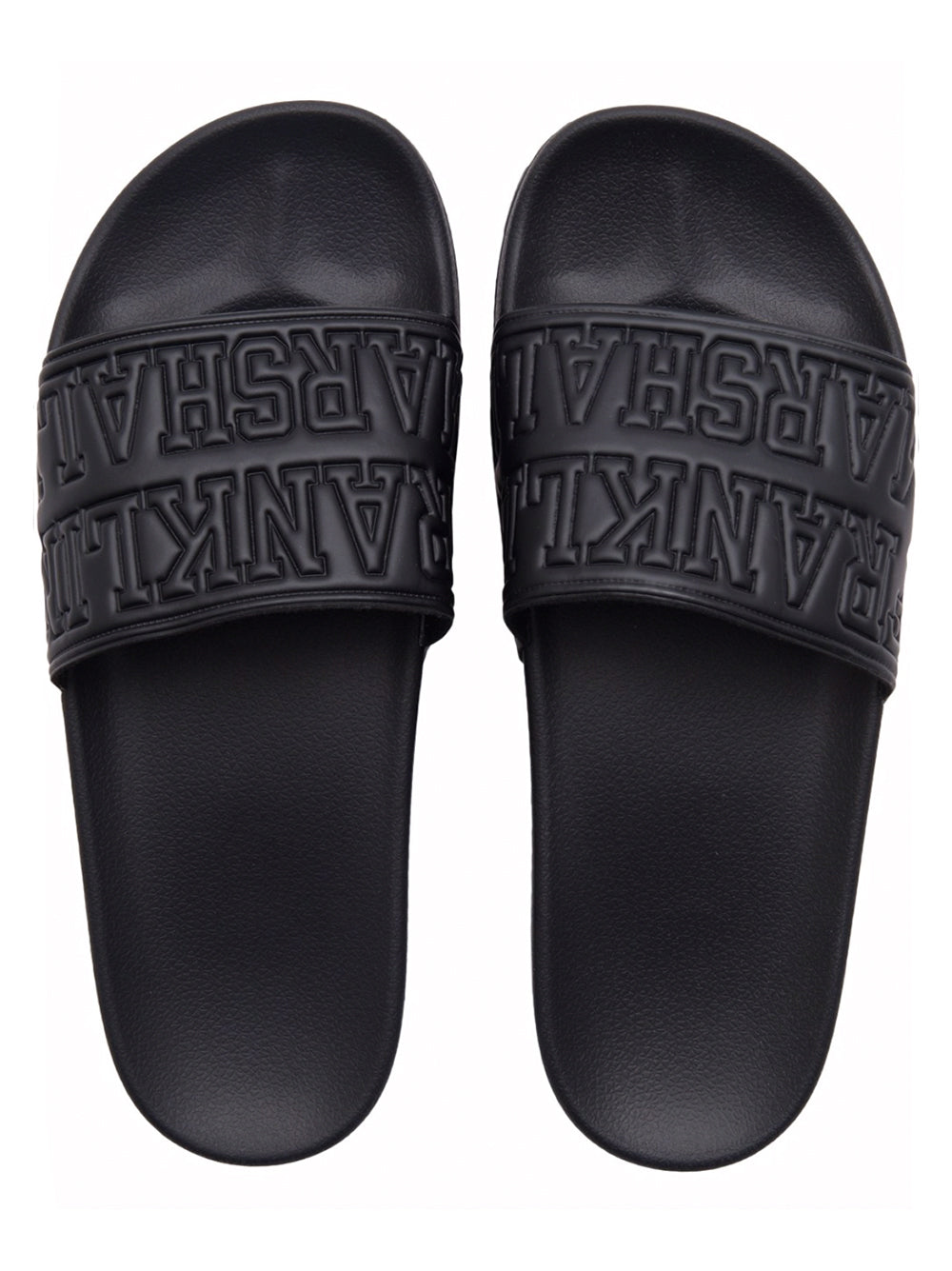 Franklin Marshall Black Sliders | Brandedwear.co.uk – Branded Wear
