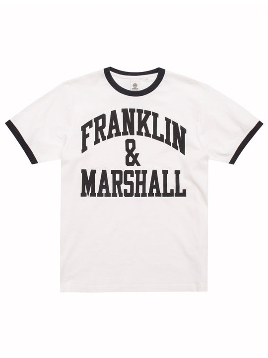 Franklin Marshall Contrast White T-Shirt