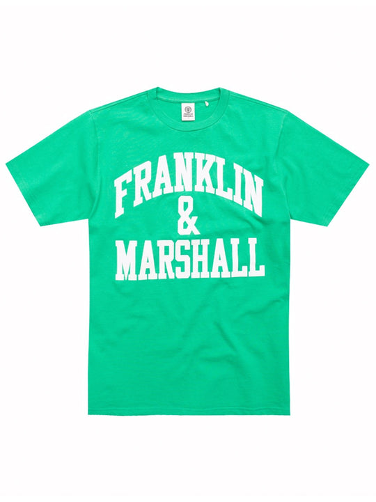 Franklin Marshall Green Large Logo T-Shirt