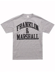 Franklin Marshall Grey Large Logo T-Shirt