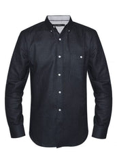 French Connection Mens Navy Dotted Shirt