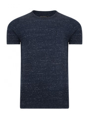 French Connection Navy Granite Grindle Jersey Pocket T-Shirt