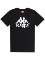 Mens Kappa Black Etessi T-Shirt