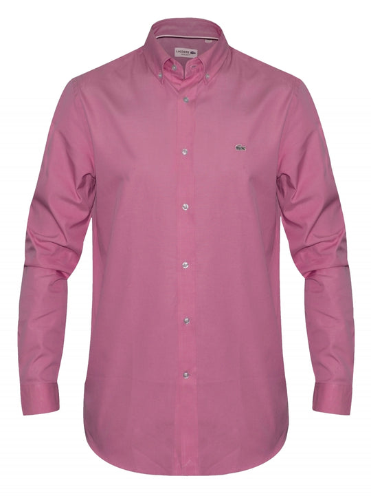 Lacoste Long-Sleeved Pink Shirt