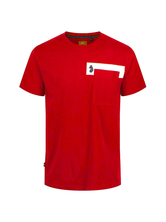 Luke Mens Red Pocket The Difference T-Shirt