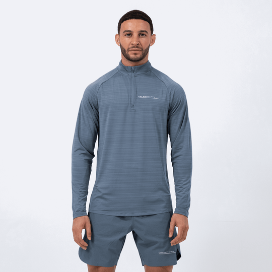 Men's Comet Blue 1/4 Zip Jacket