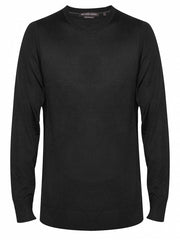 Michael Kors Black Crew Neck Wool Sweatshirt