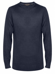 Michael Kors Navy Crew Neck Wool Sweatshirt