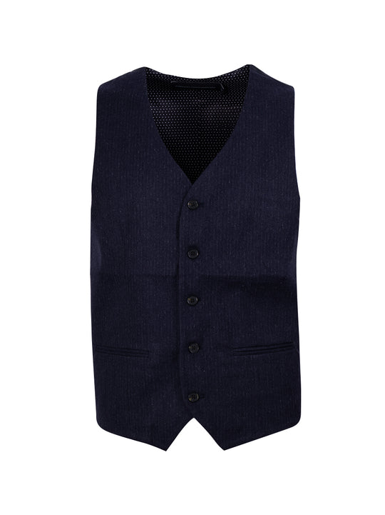 French Connection Mens Marine Waistcoat