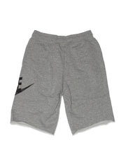 Nike Boys Grey Swoosh Cotton Shorts