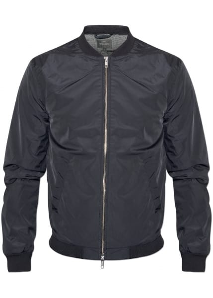 Peter Werth Mens Author Charcoal Bomber Jacket