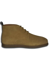 Peter Werth Mens Tan Caine Ankle Boot Suede Oxford Shoes
