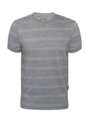 Peter Werth Seymour Mens Grey Short-Sleeved T-Shirt