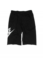 Nike Boys Black Swoosh Cotton Shorts