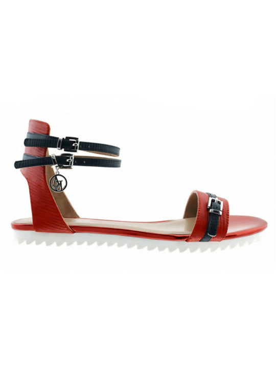 Armani Womens Red Sandal
