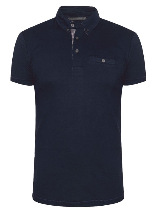 French Connection Marine Pocket Polo Shirt