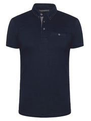 French Connection Marine Pocket Polo Shirt