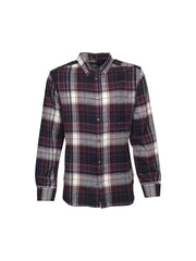 French Connection Mens Chateaux Checked Flannel Long Sleeved Shirt